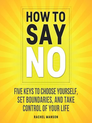 cover image of How to Say No